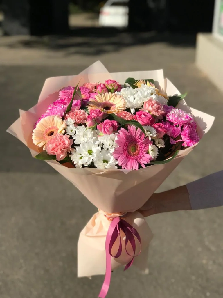 Букет с хризантемами Купить букет с хризантемами